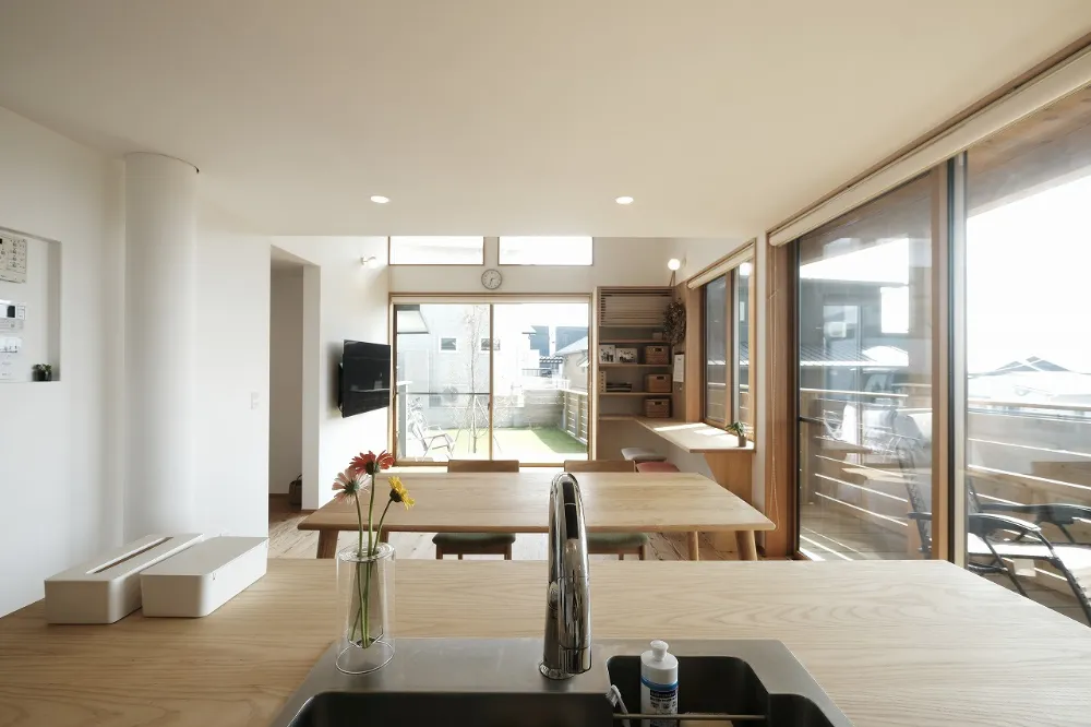 キッチンからの視点